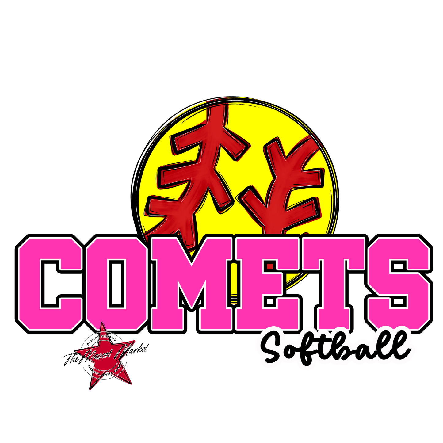 Comets Varsity Softball-Pink