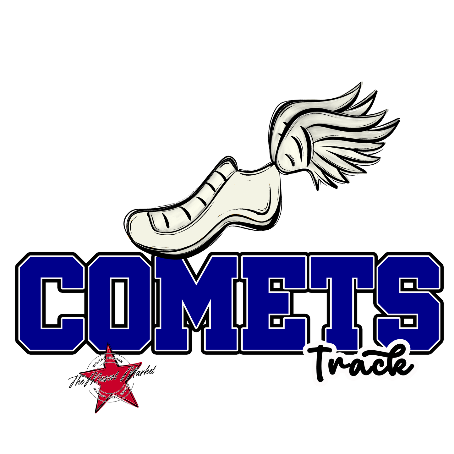 Comets Varsity Track-Blue