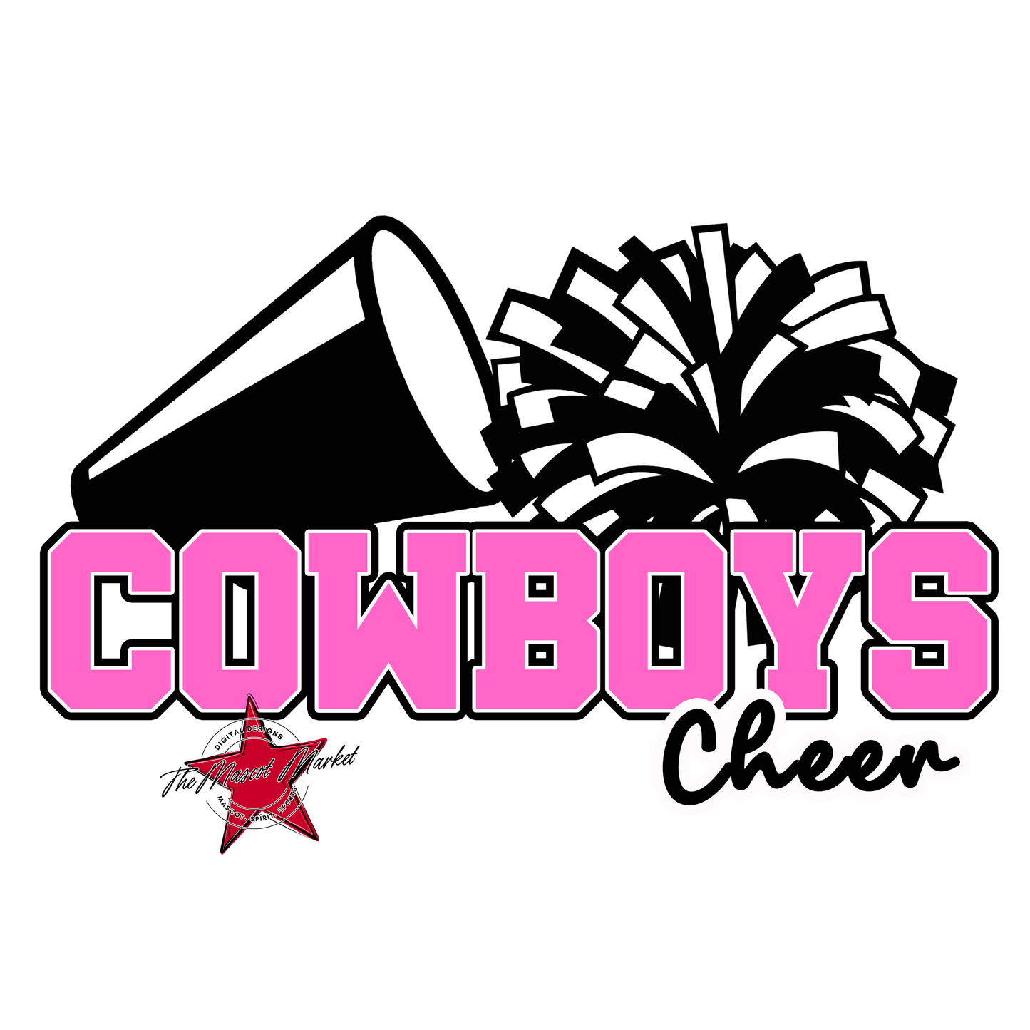 Cowboys Varsity Cheer-Baby Pink