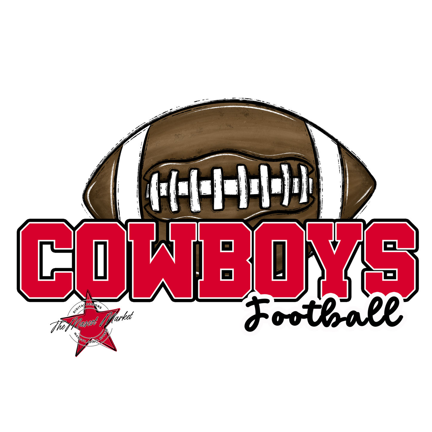 Cowboys Varsity Football-Red