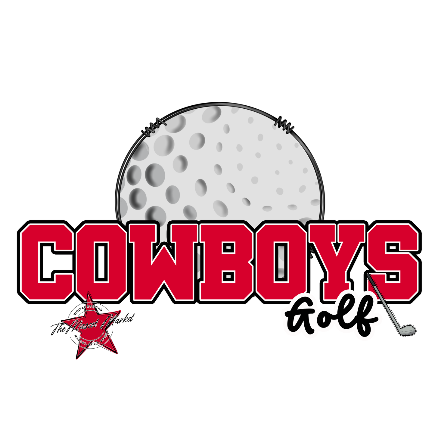 Cowboys Varsity Golf-Red