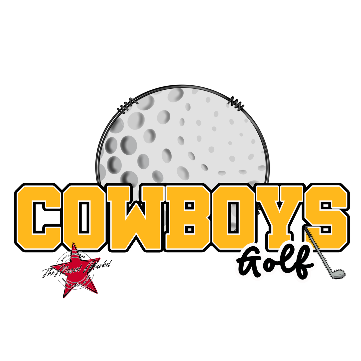 Cowboys Varsity Golf-Yellow