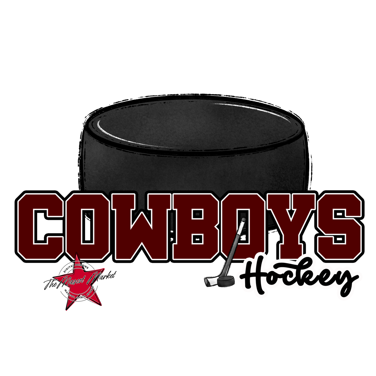 Cowboys Varsity Hockey-Maroon