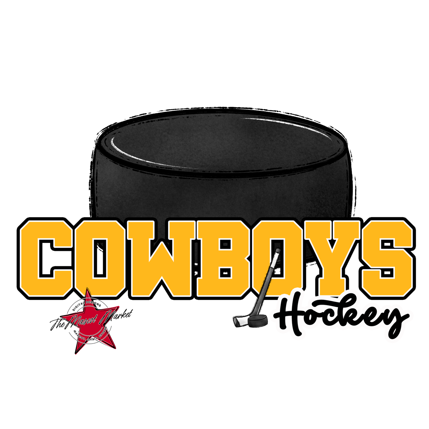 Cowboys Varsity Hockey-Yellow