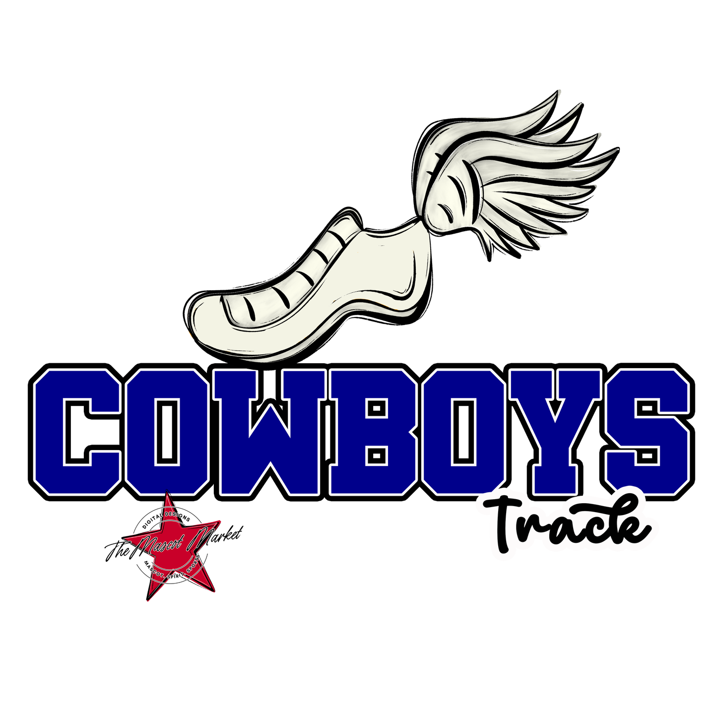 Cowboys Varsity Track-Blue