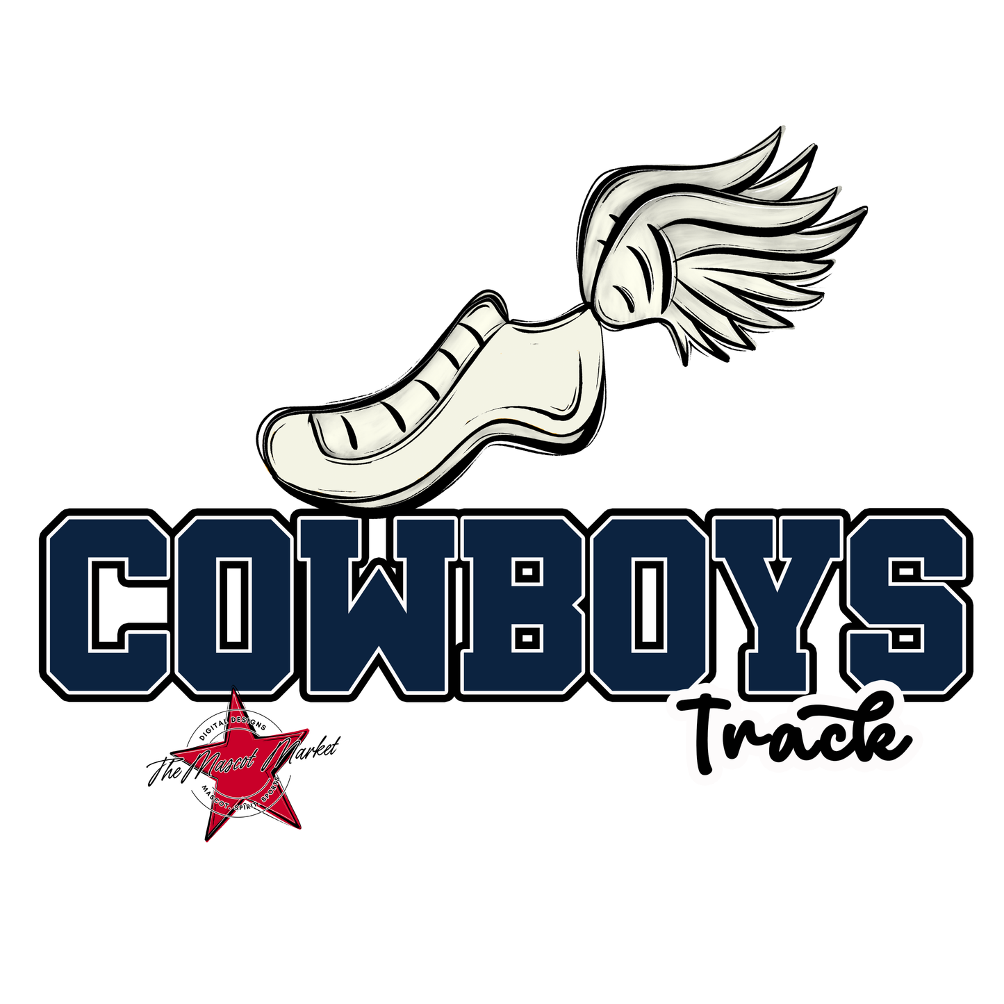 Cowboys Varsity Track-Navy
