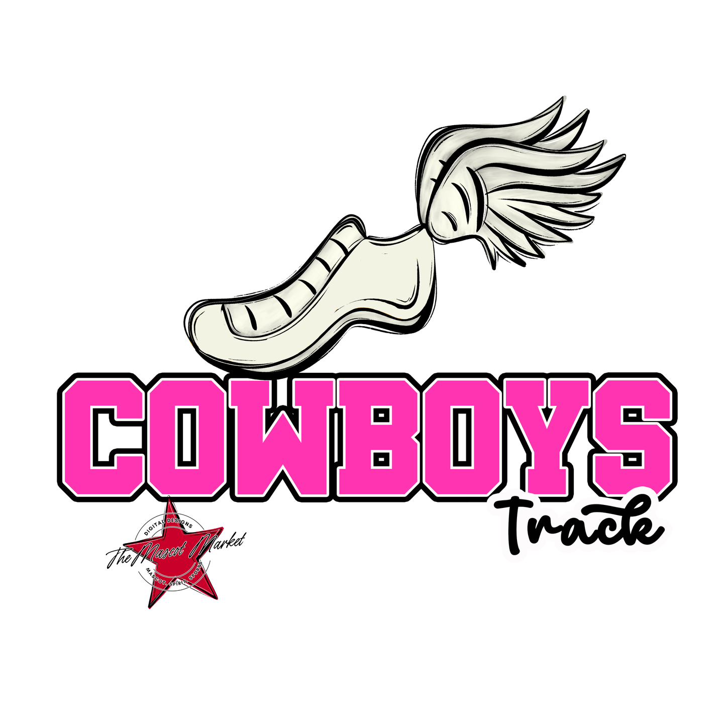 Cowboys Varsity Track-Pink