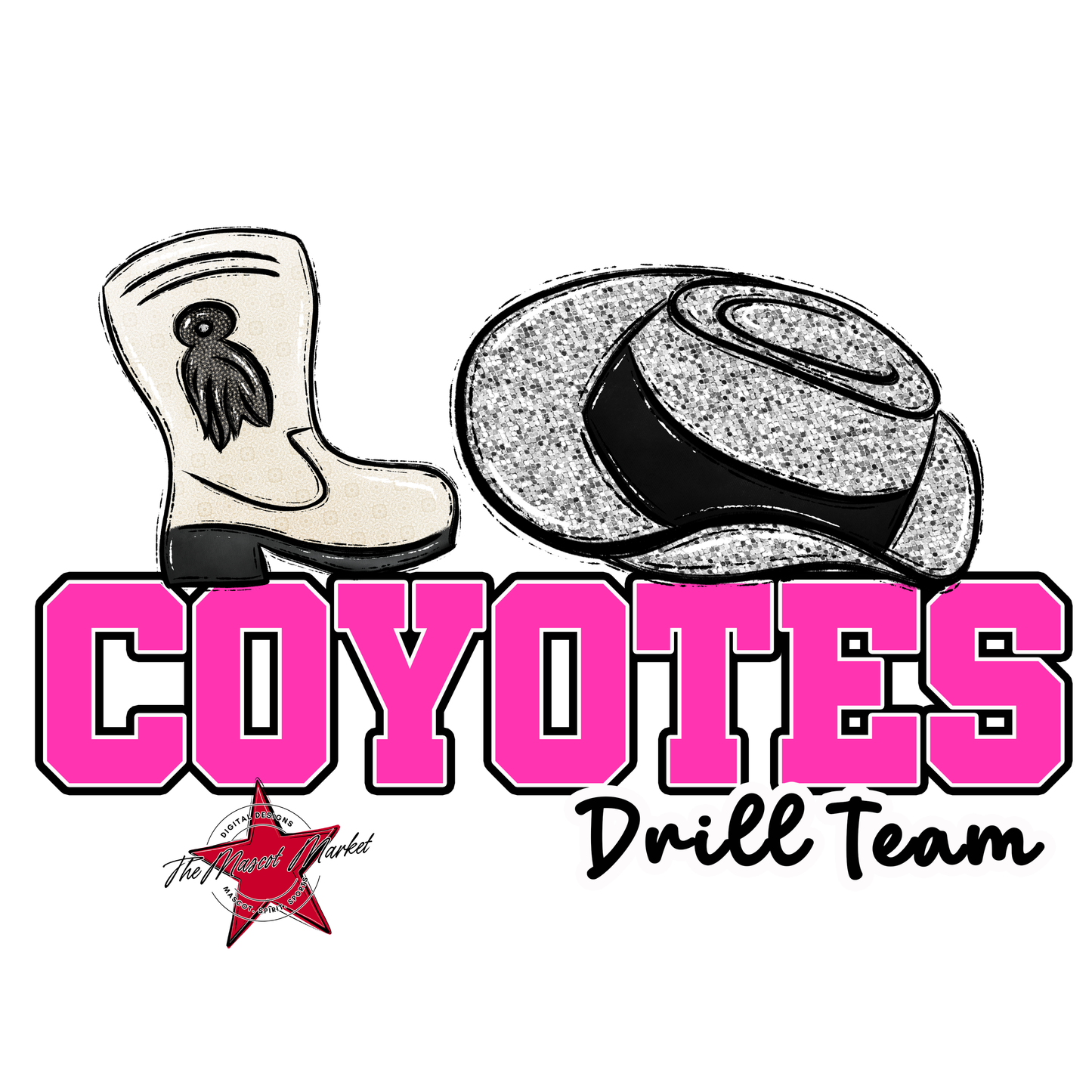 Coyotes Varsity Drillteam-Pink