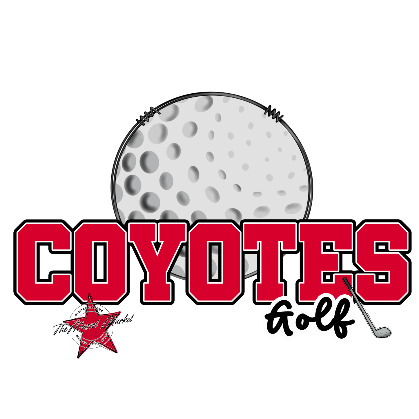 Coyotes Varsity Golf-Red