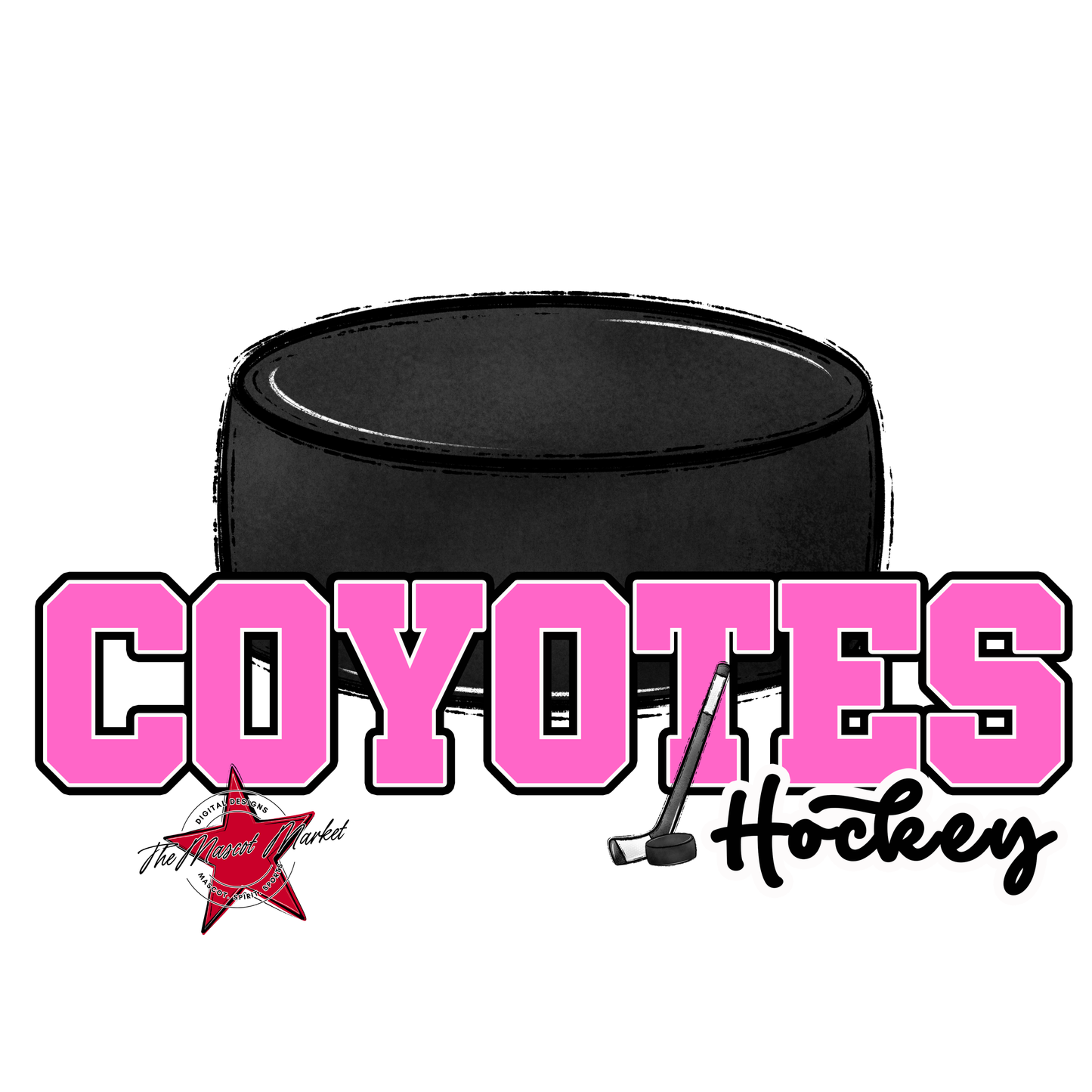 Coyotes Varsity Hockey-Baby Pink