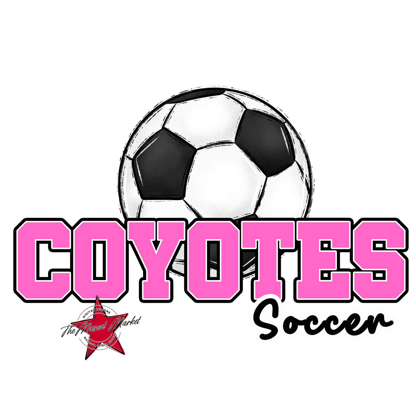 Coyotes Varsity Soccer-Baby Pink
