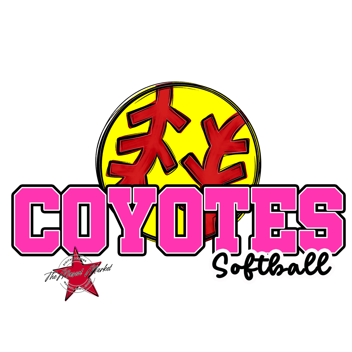 Coyotes Varsity Softball-Pink