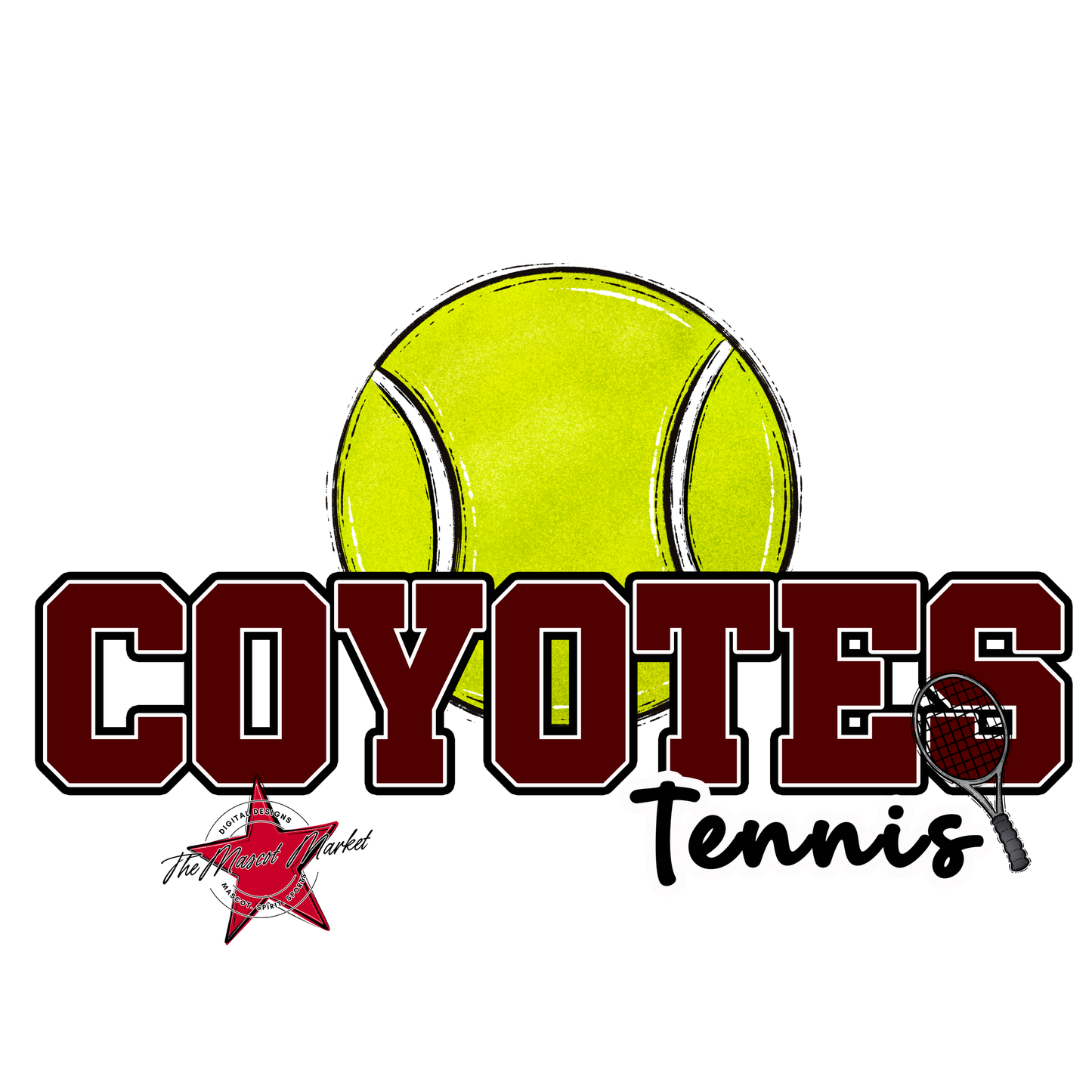 Coyotes Varsity Tennis-Maroon
