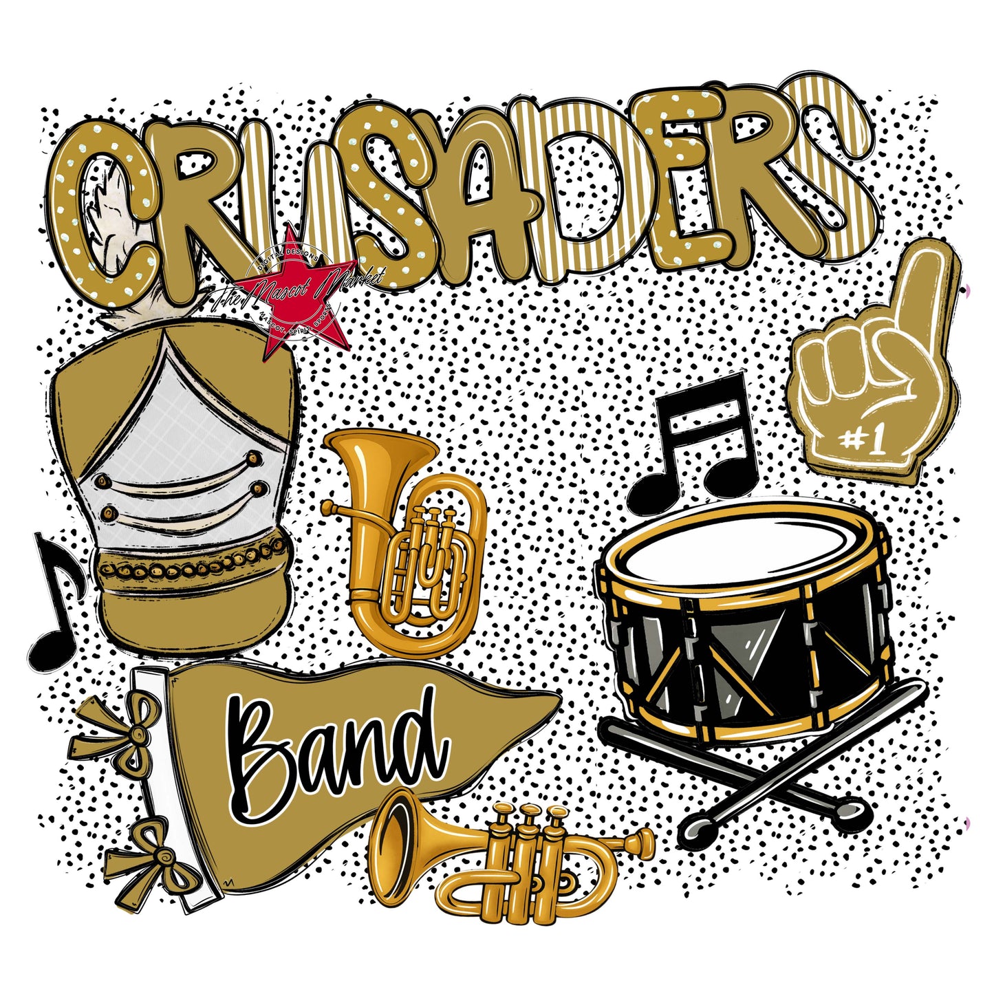 Crusaders Band Spirit-Gold