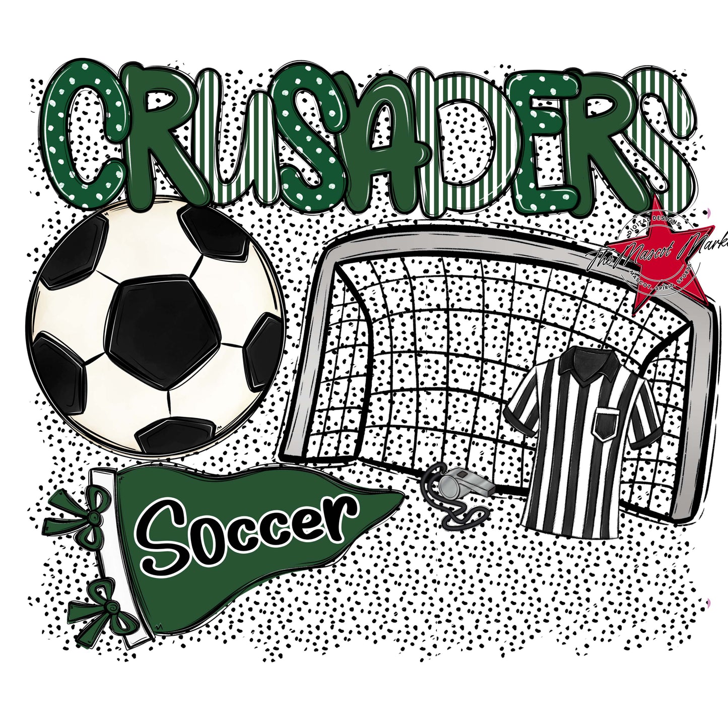 Crusaders Soccer Spirit-Green