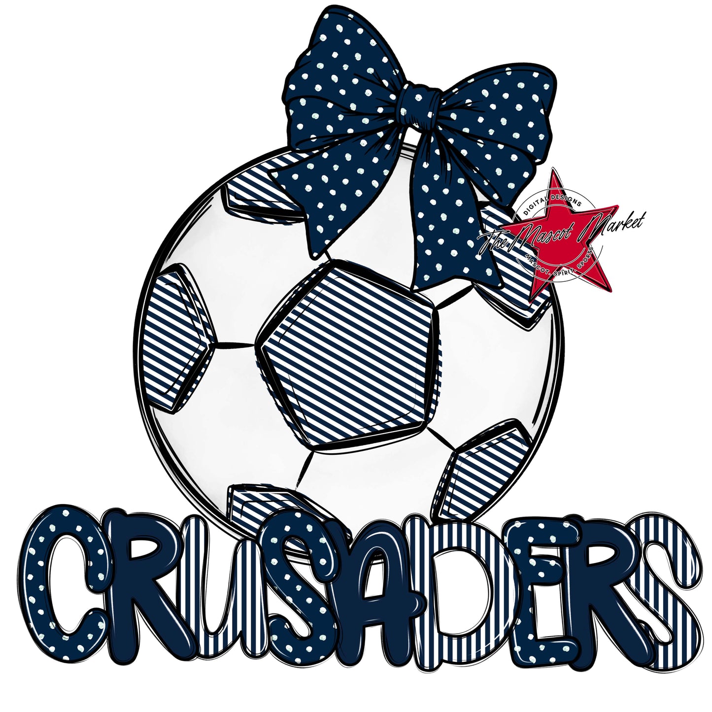 Crusaders Soccer Spirit Design-Navy