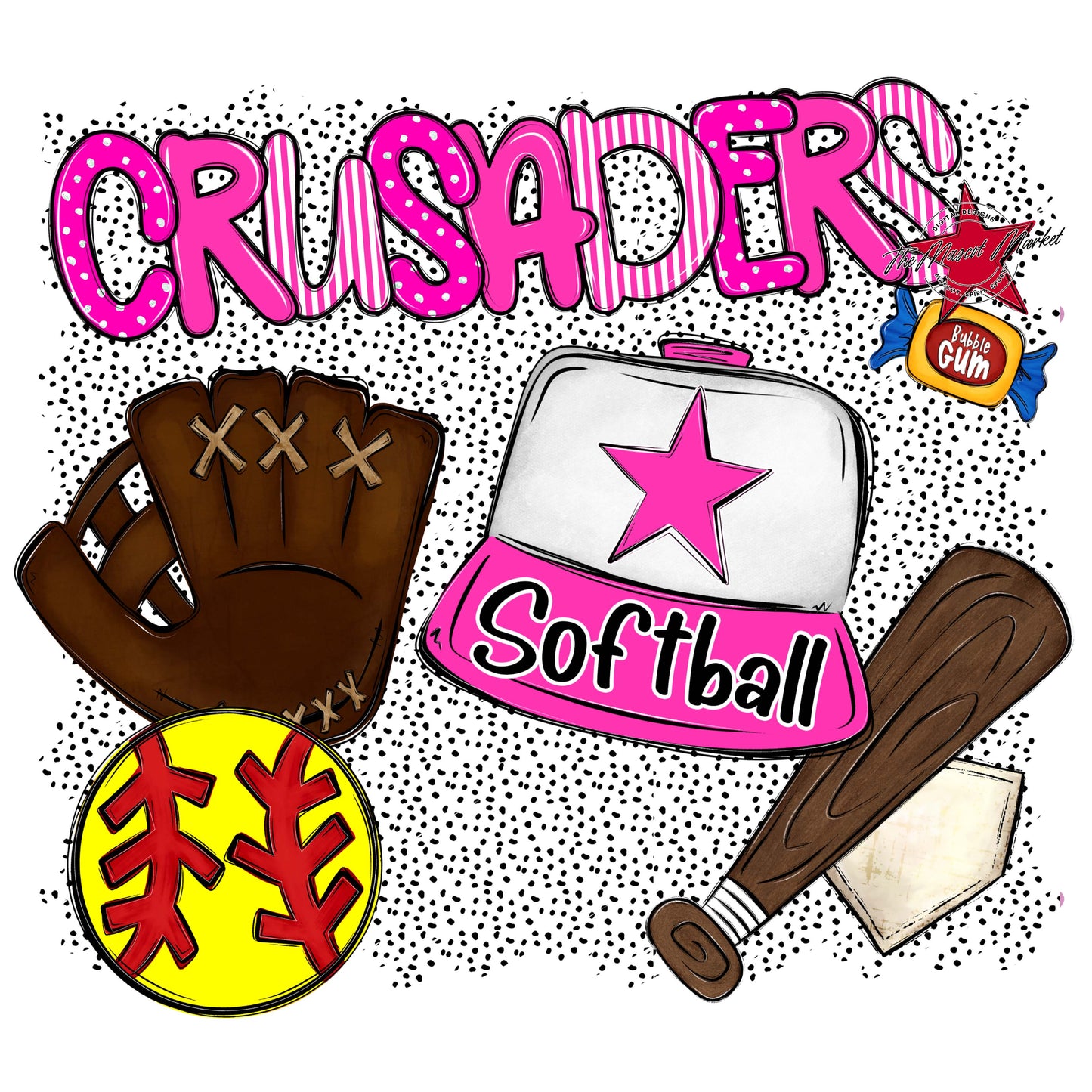 Crusaders Softball Spirit-Pink