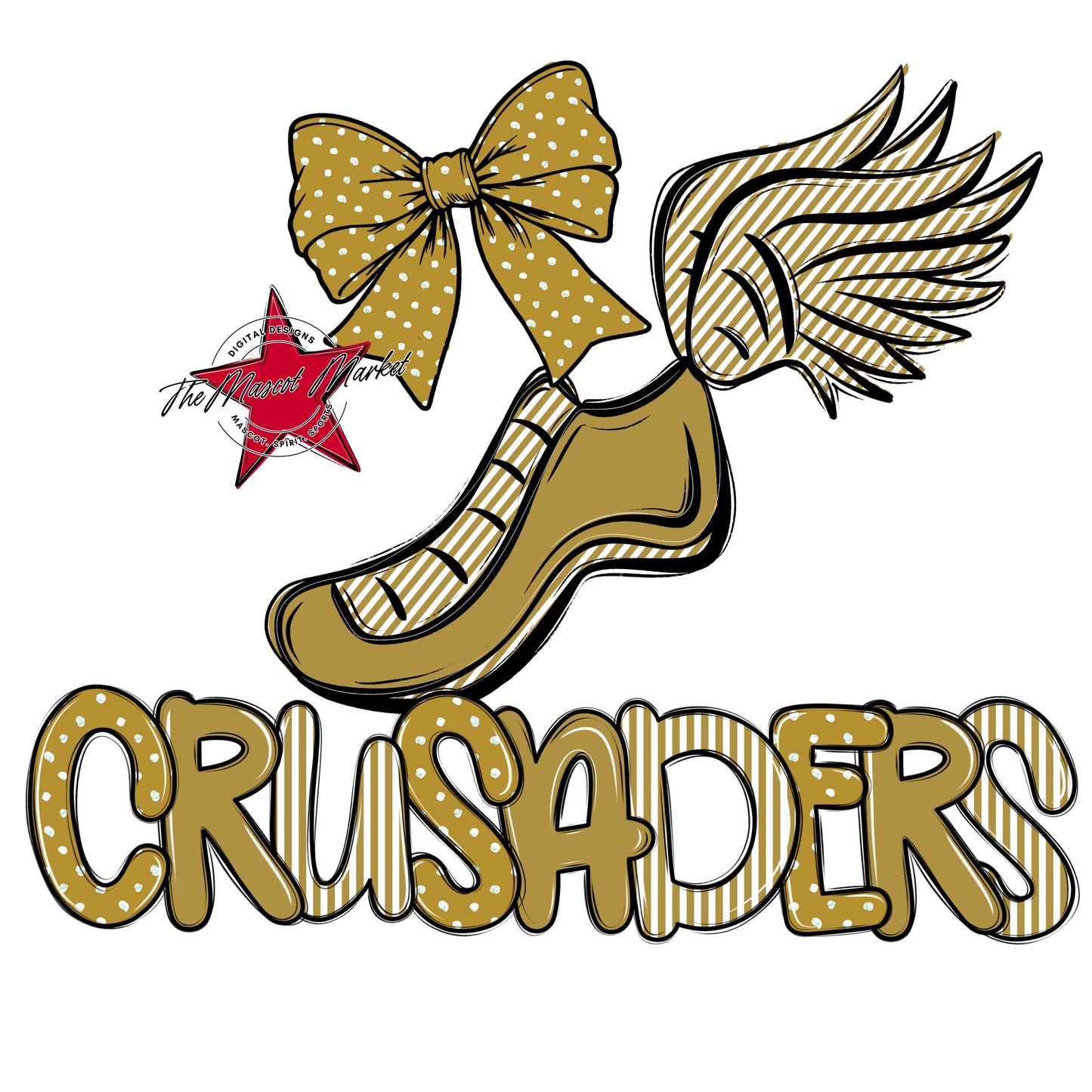 Crusaders Track Spirit Design-Gold