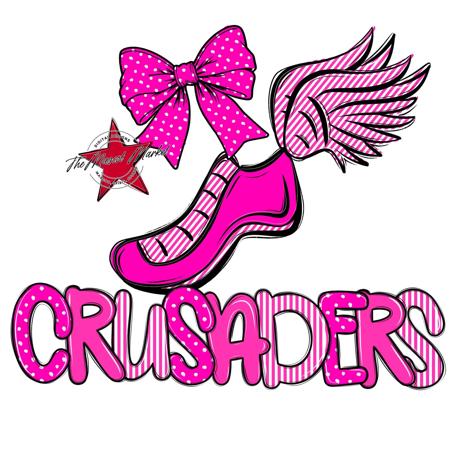 Crusaders Track Spirit Design-Pink
