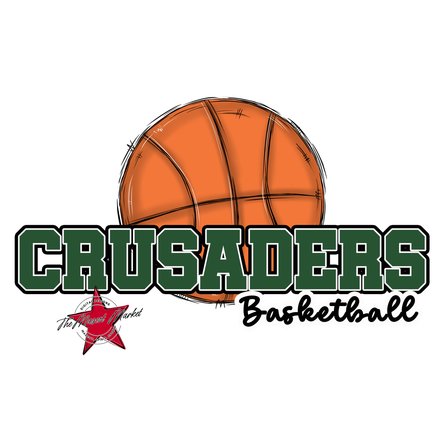 Crusaders Varsity Basketball-Green