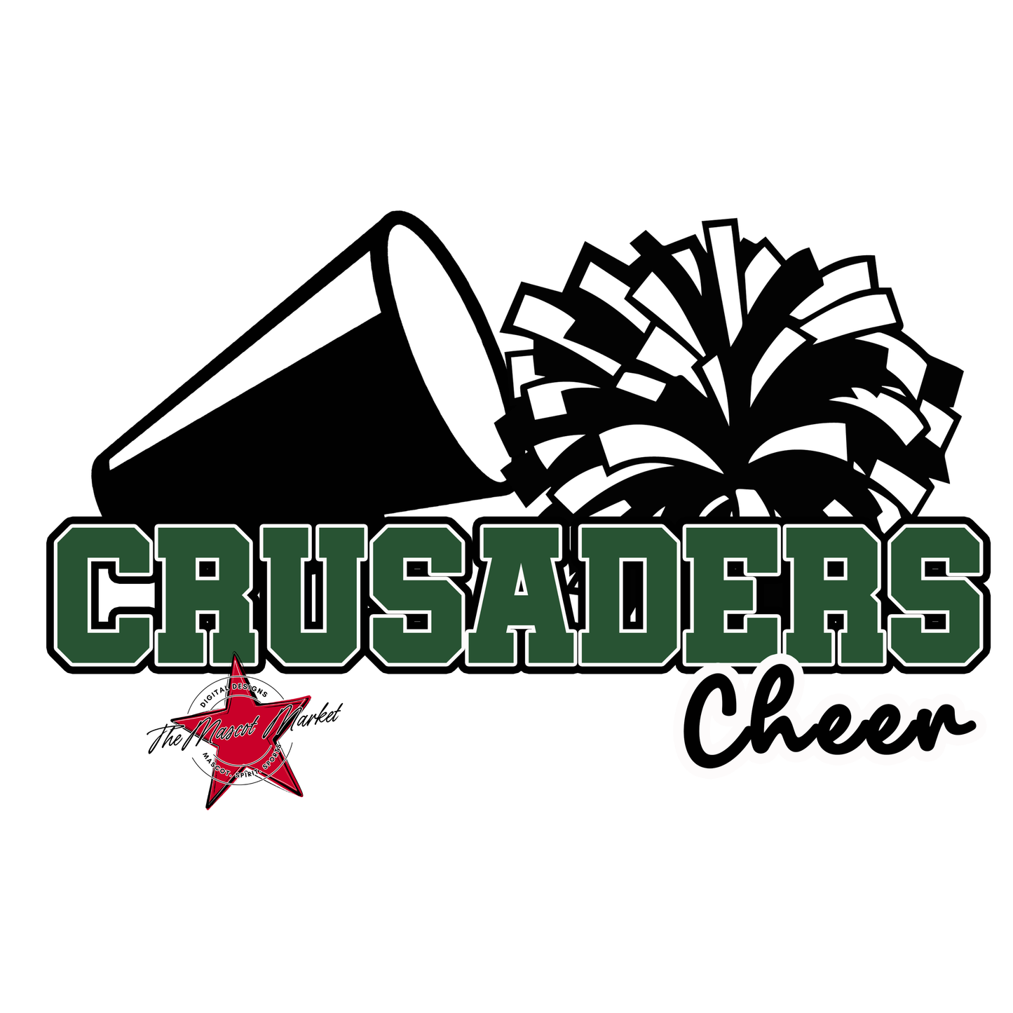 Crusaders Varsity Cheer-Green