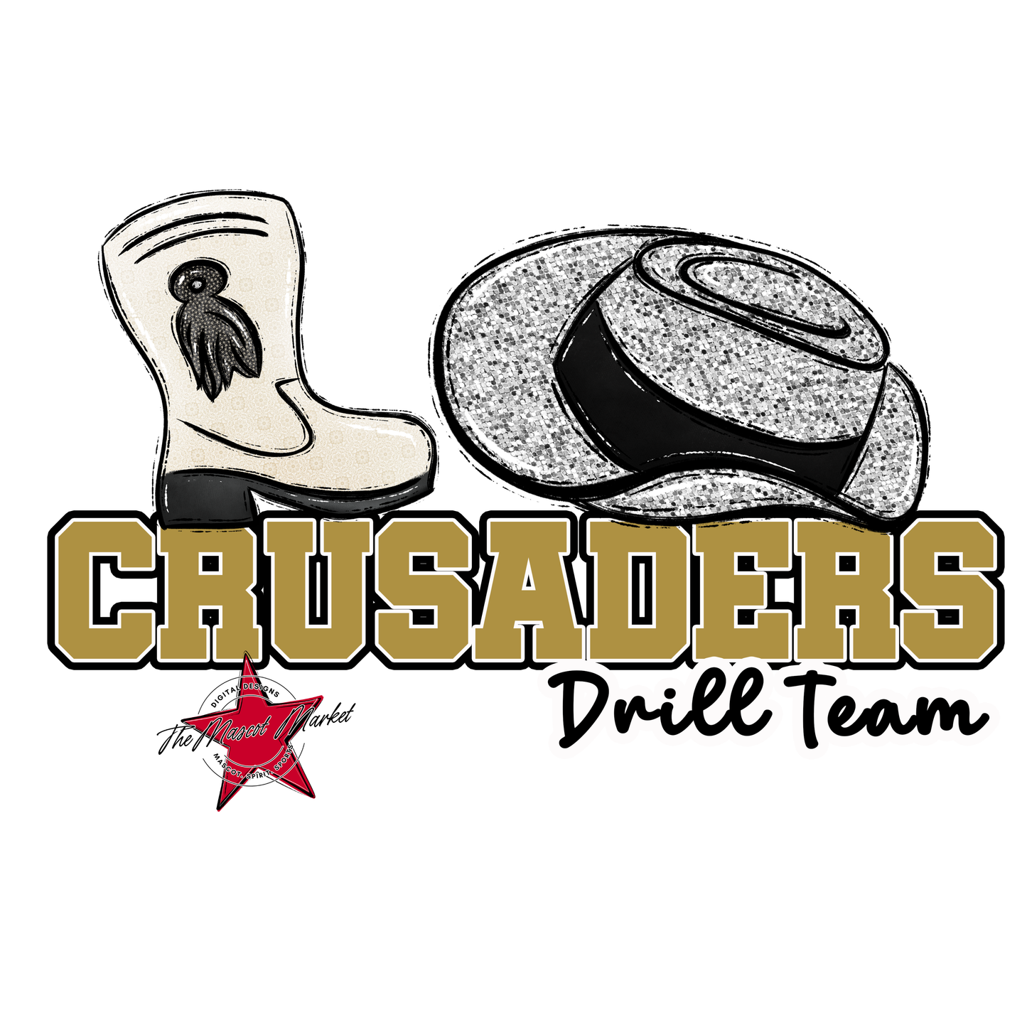 Crusaders Varsity Drillteam-Gold