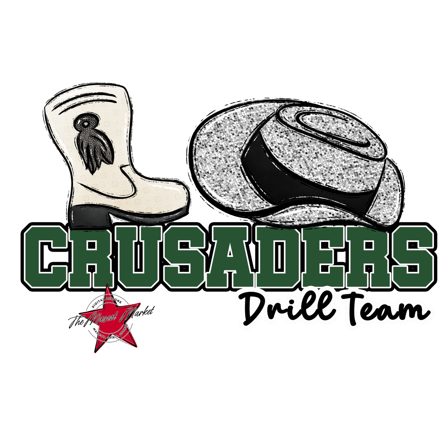 Crusaders Varsity Drillteam-Green