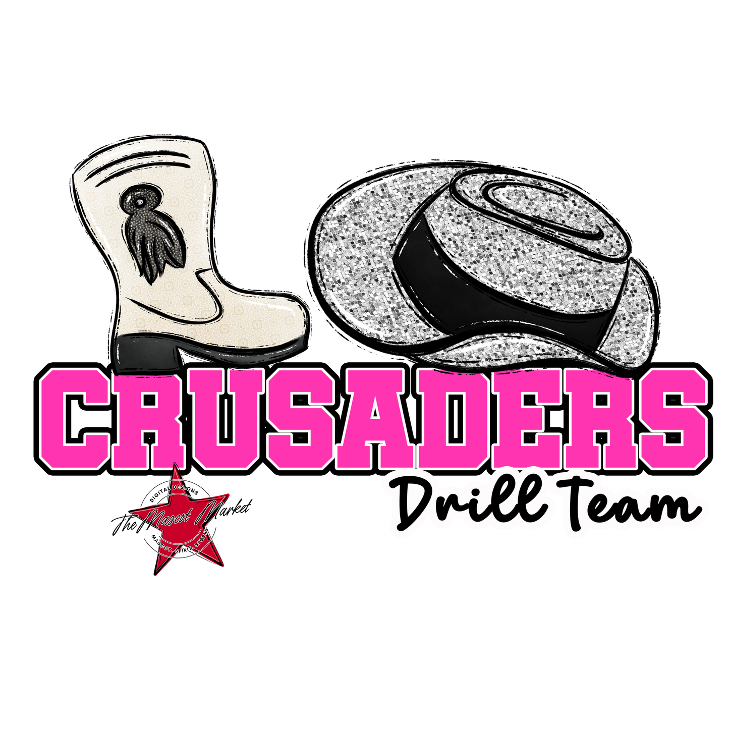 Crusaders Varsity Drillteam-Pink