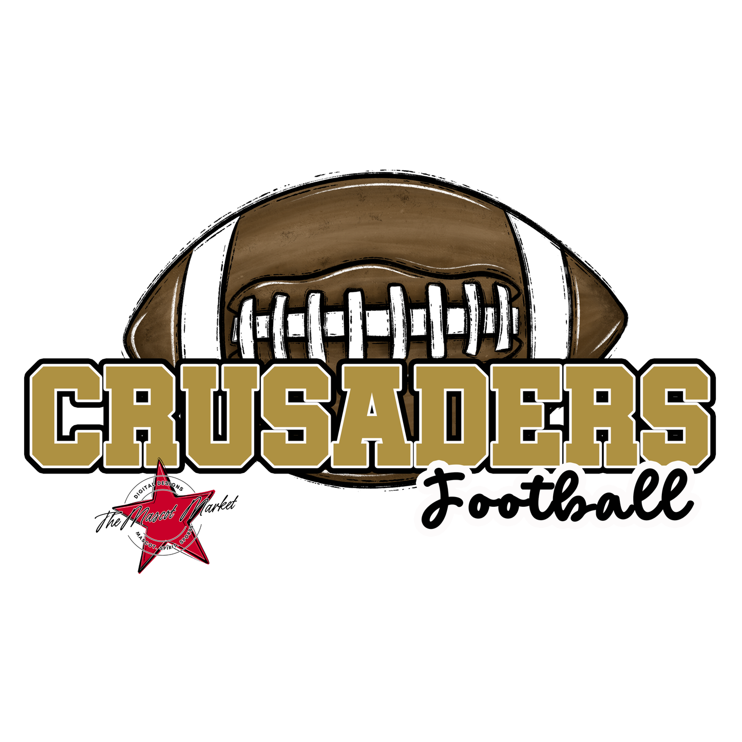 Crusaders Varsity Football-Gold