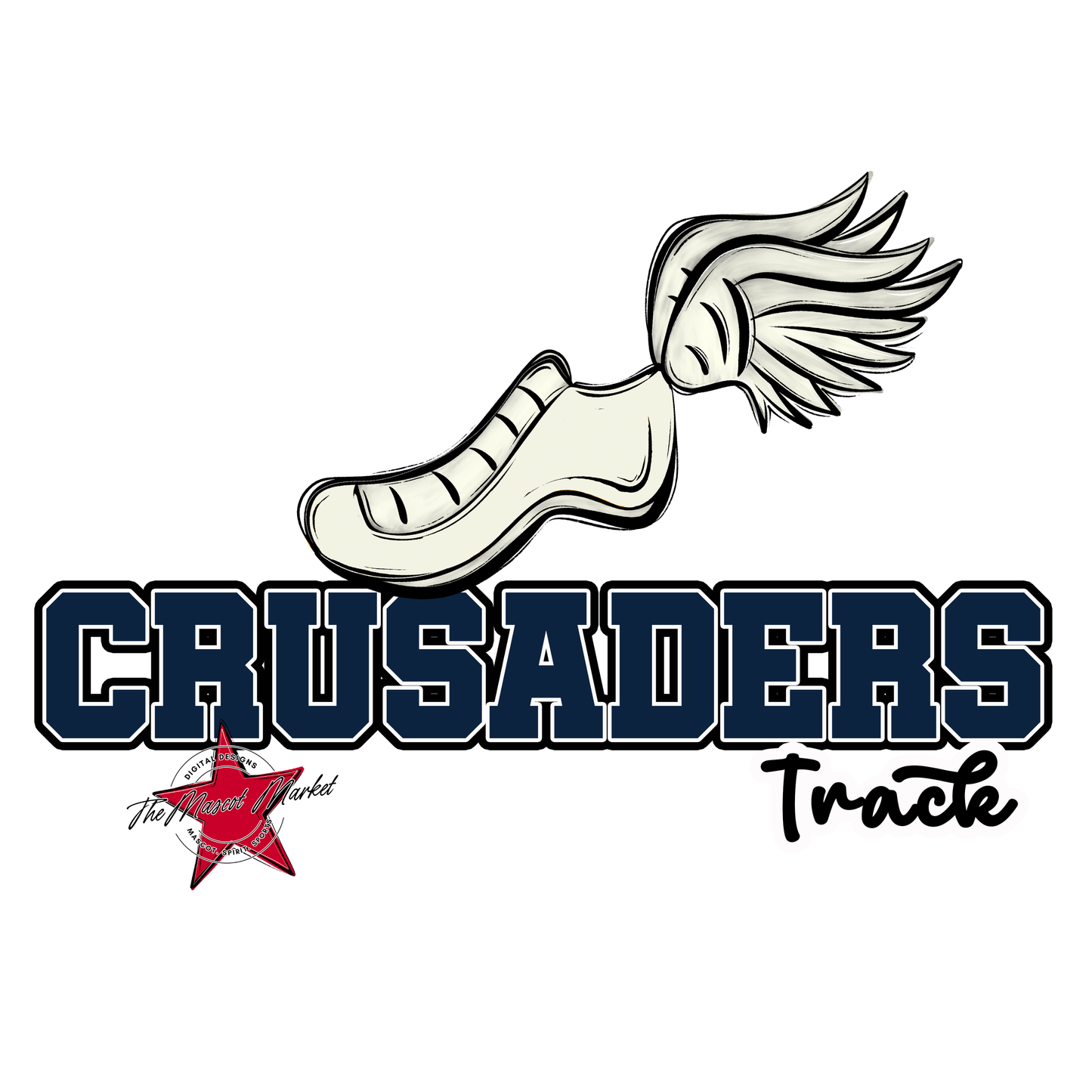 Crusaders Varsity Track-Navy
