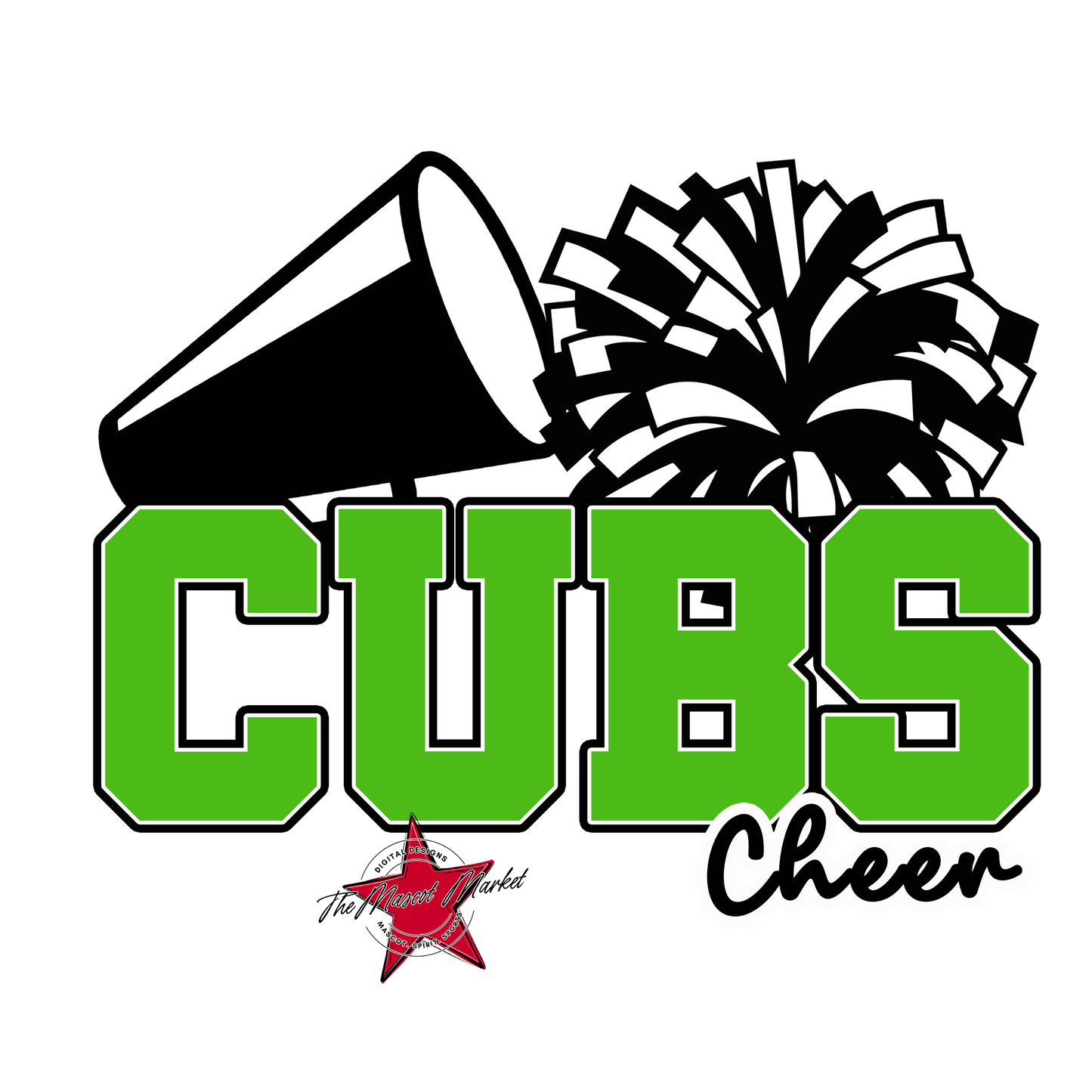 Cubs Varsity Cheer-Bright Green