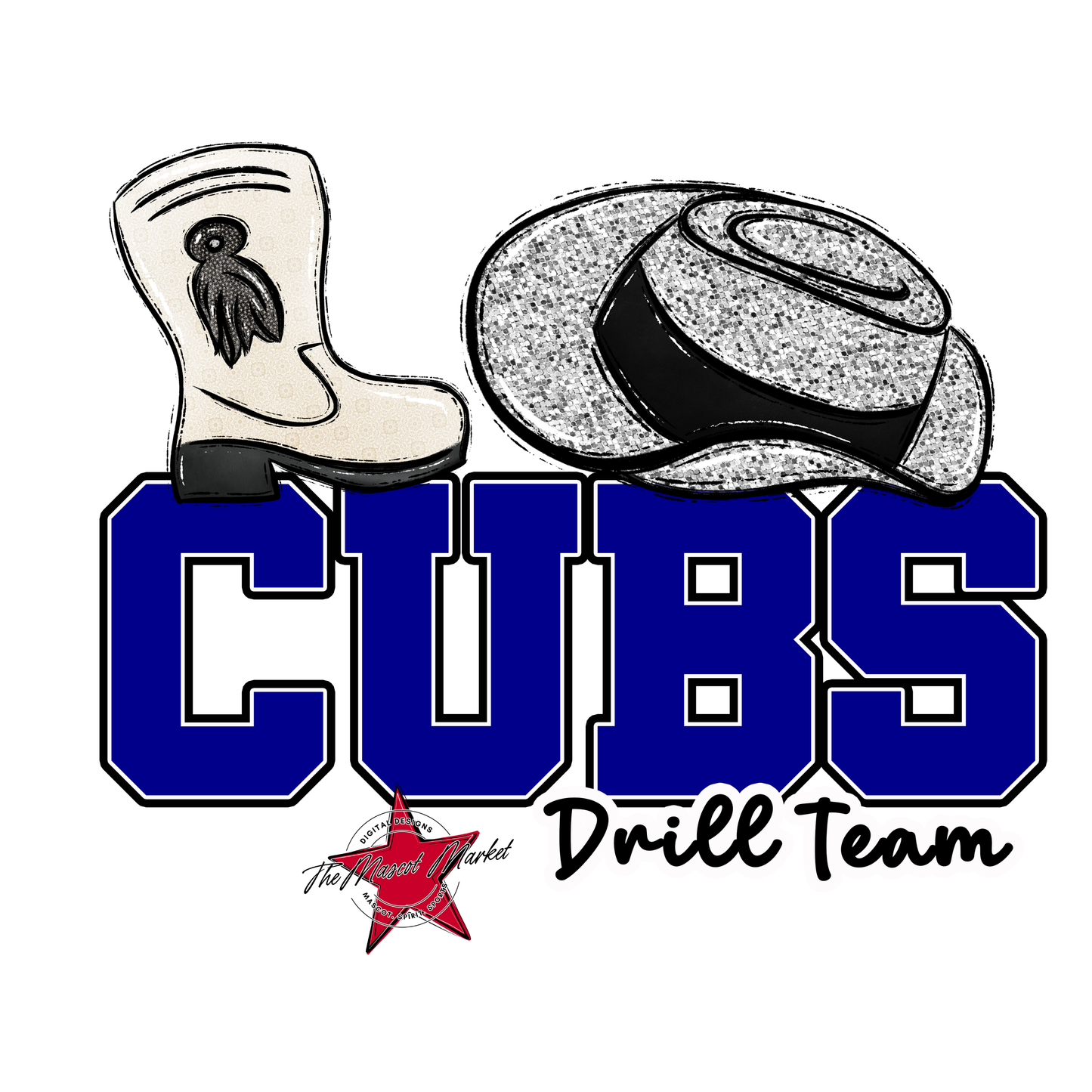 Cubs Varsity Drillteam-Blue