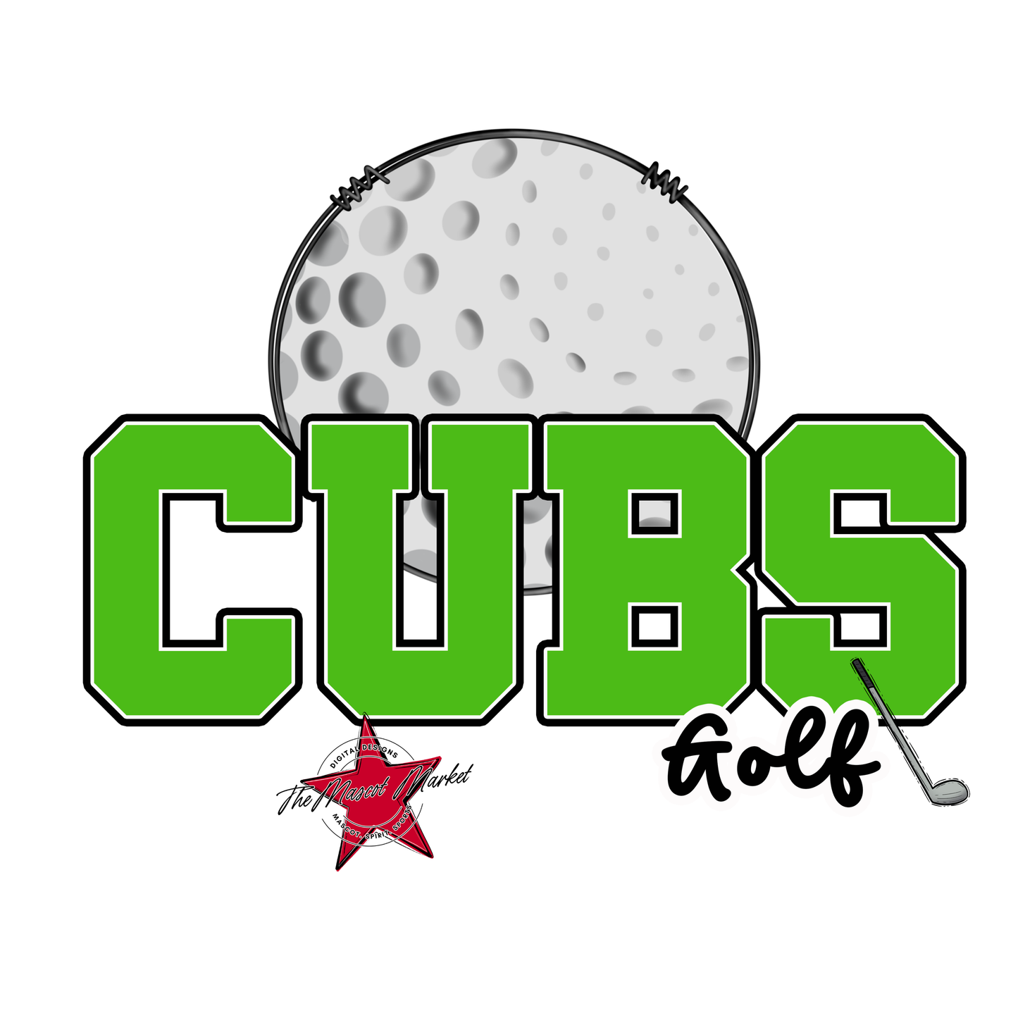 Cubs Varsity Golf-Bright Green