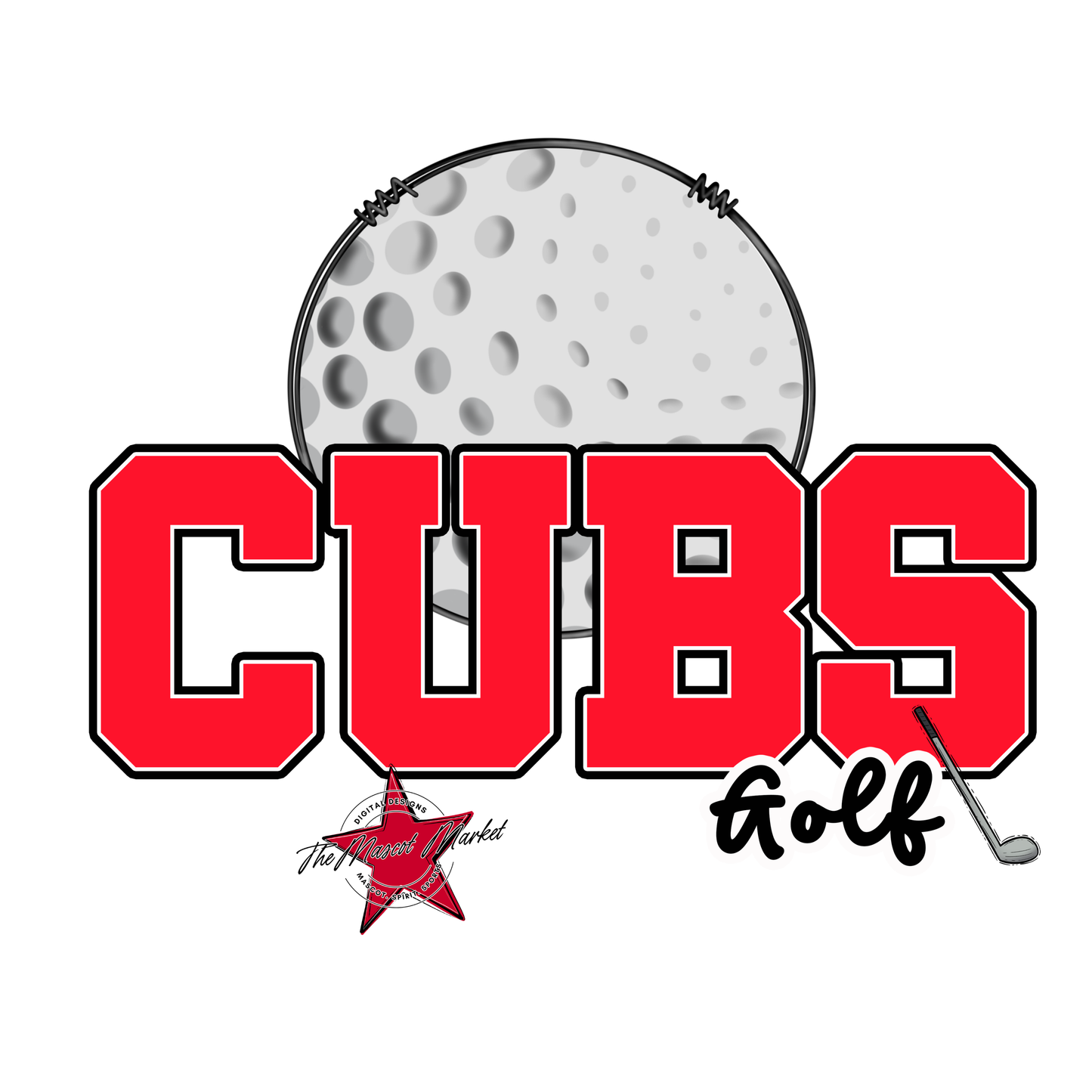 Cubs Varsity Golf-Bright Red