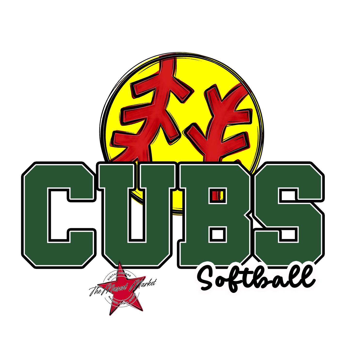 Cubs Varsity Softball-Green