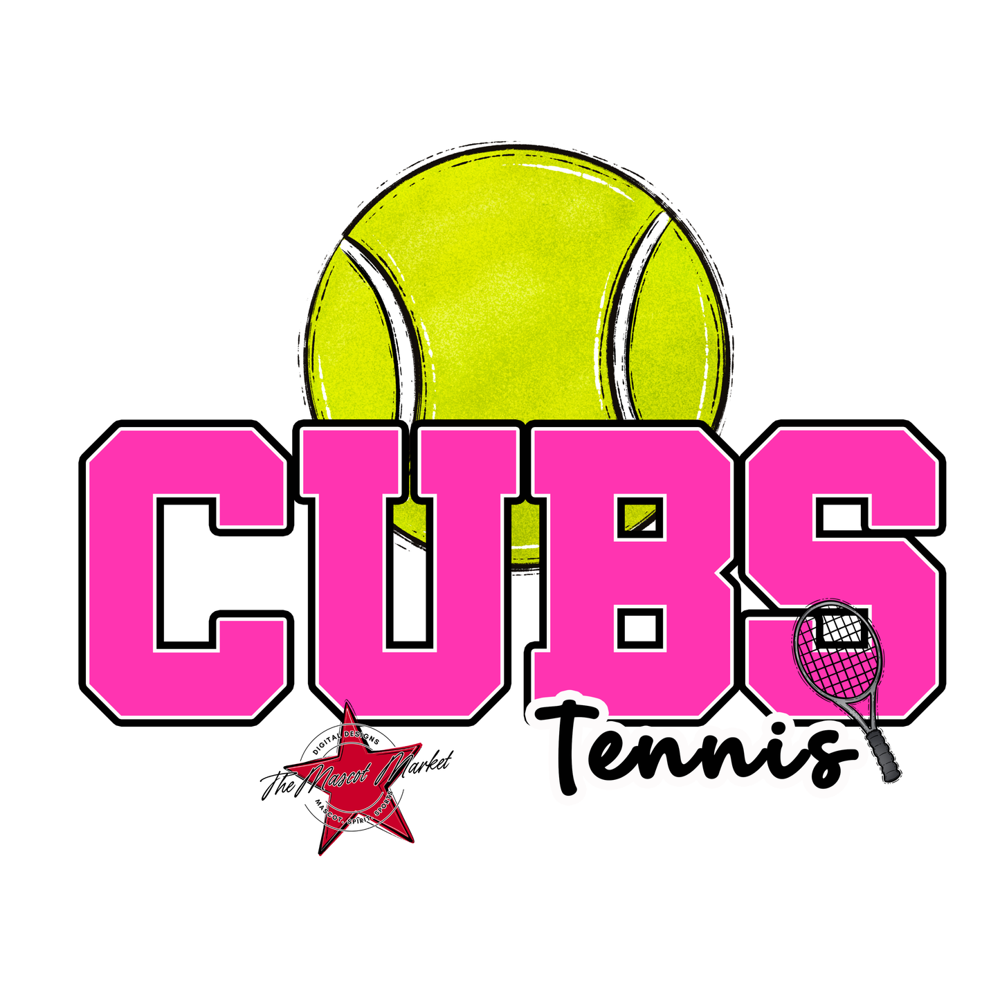 Cubs Varsity Tennis-Pink