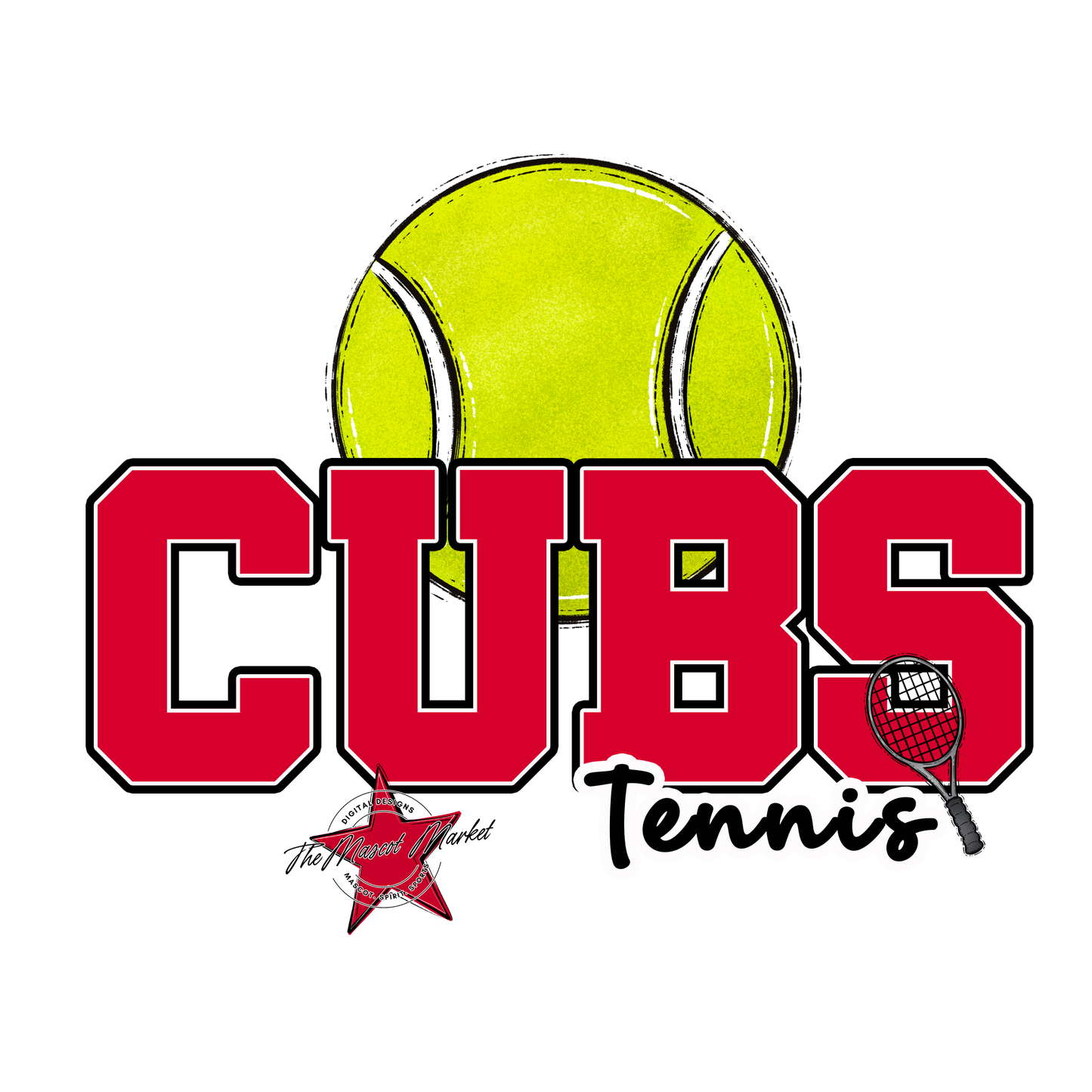 Cubs Varsity Tennis-Red