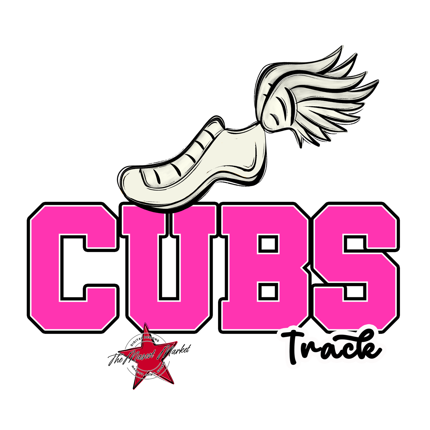Cubs Varsity Track-Pink