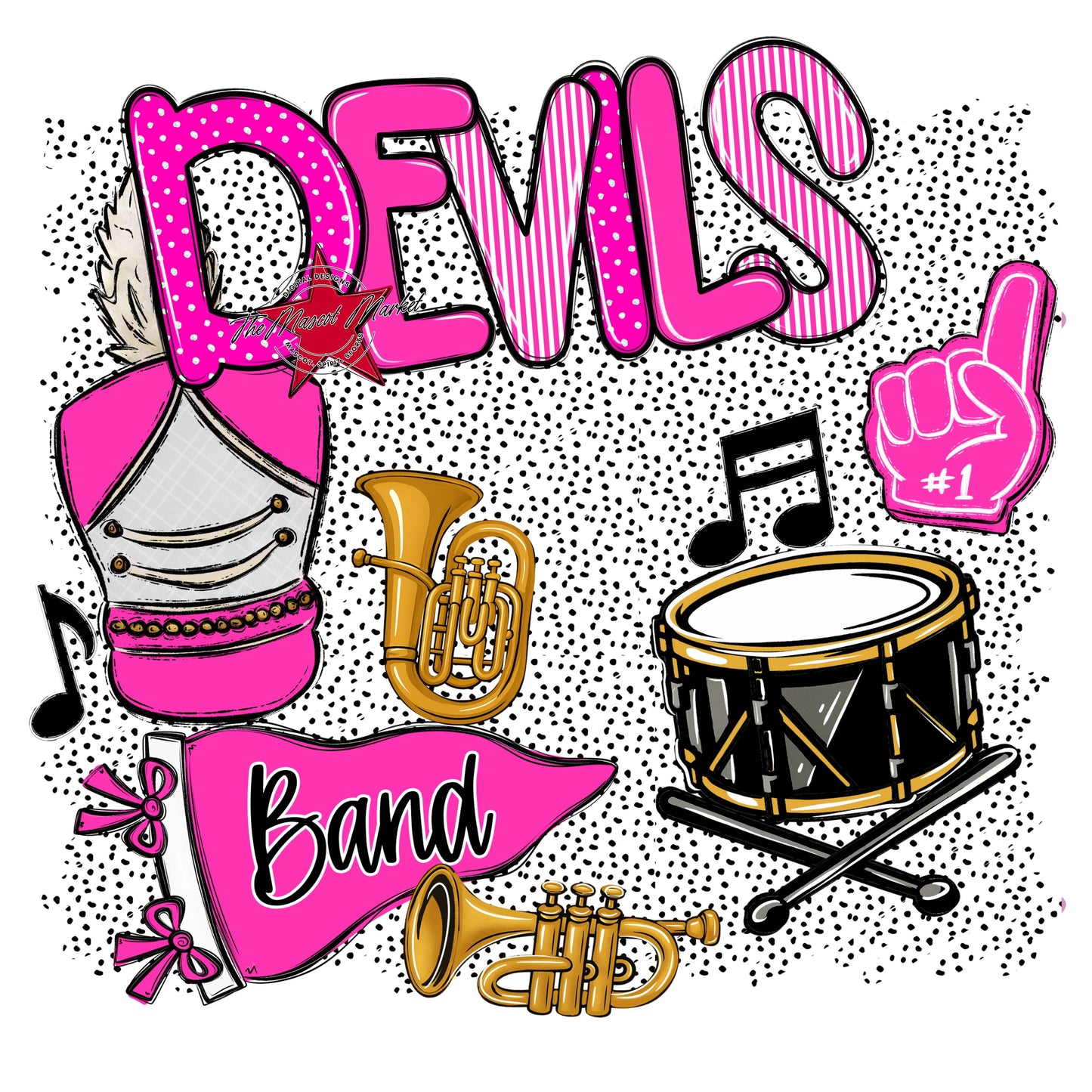 Devils Band Spirit-Pink