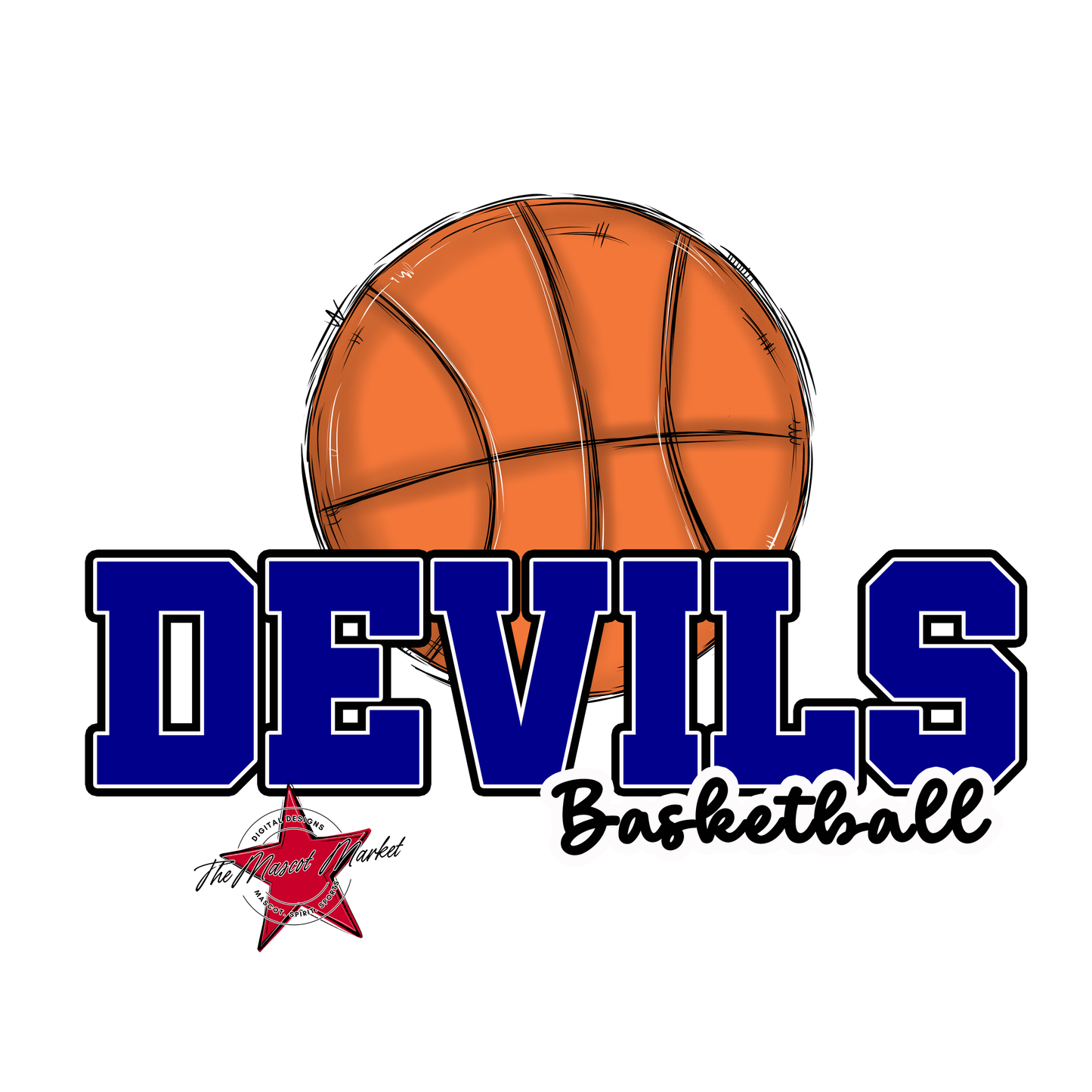 Devils Varsity Basketball-Blue