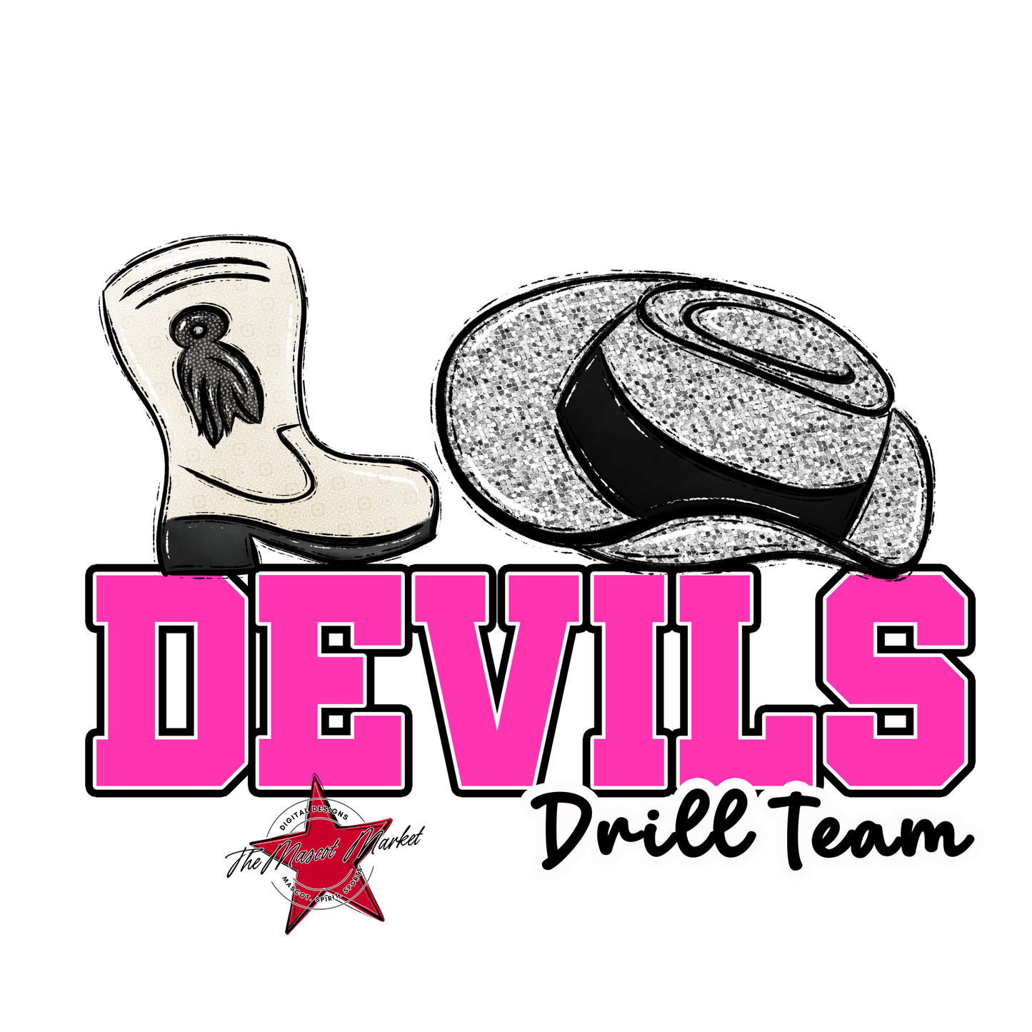 Devils Varsity Drillteam-Pink