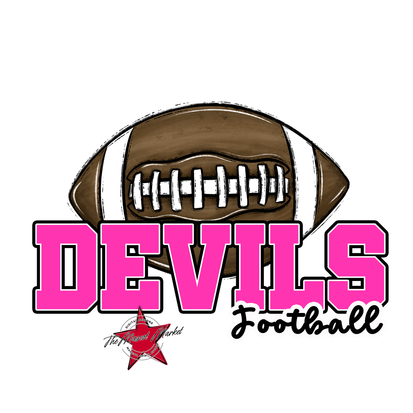 Devils Varsity Football-Pink