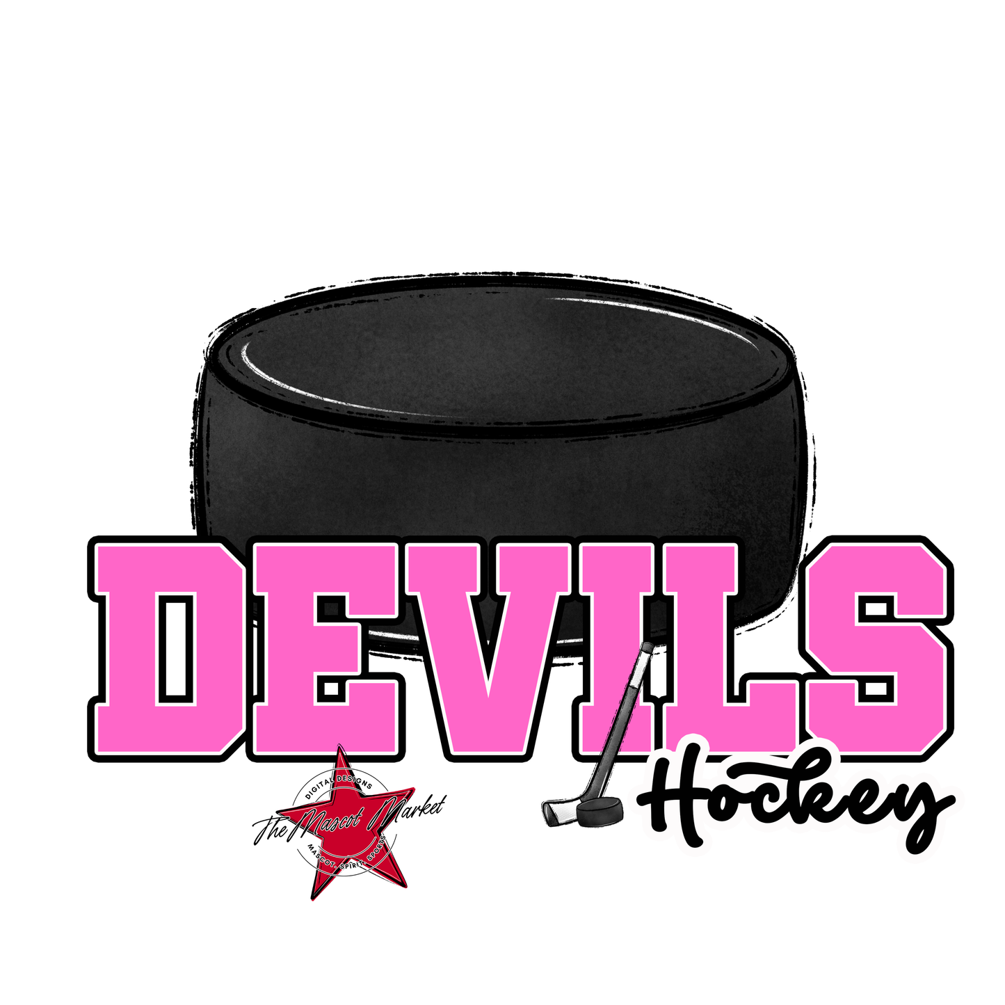 Devils Varsity Hockey-Baby Pink