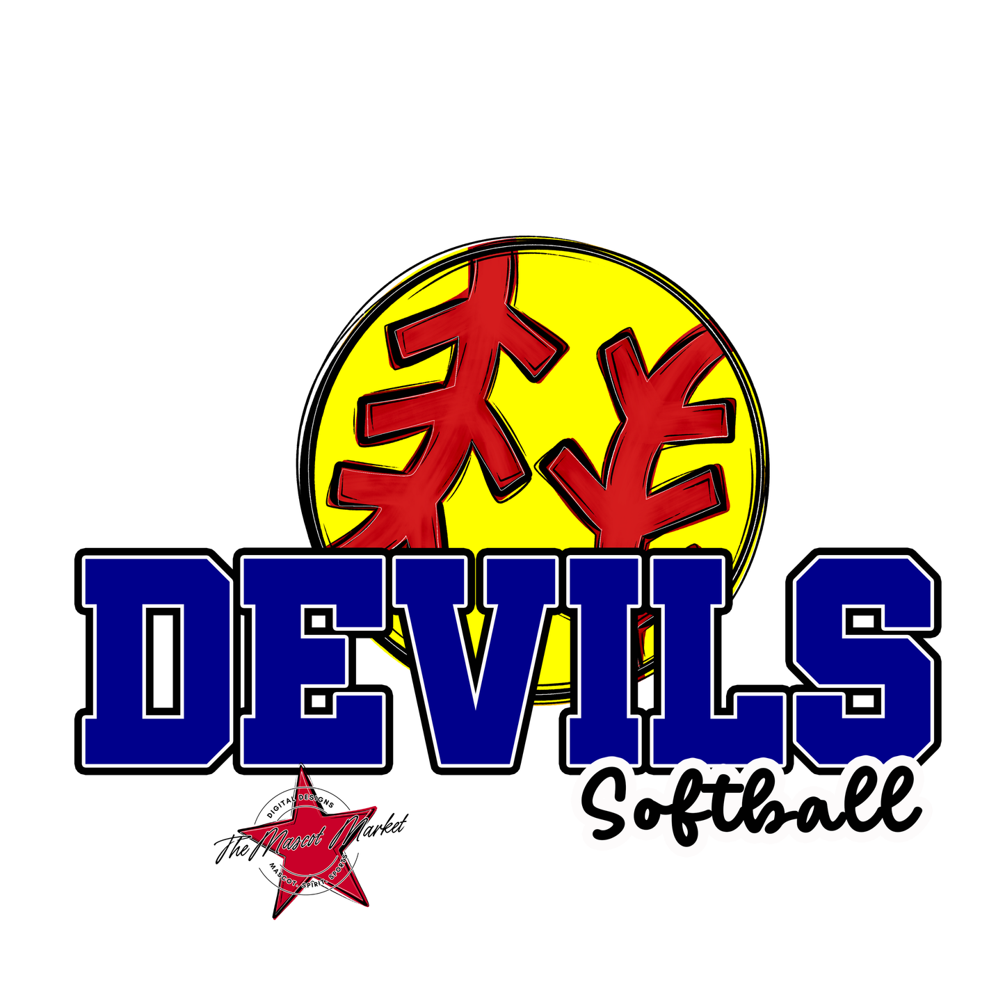 Devils Varsity Softball-Blue