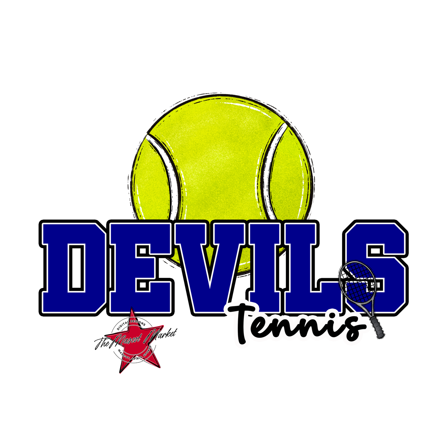 Devils Varsity Tennis-Blue