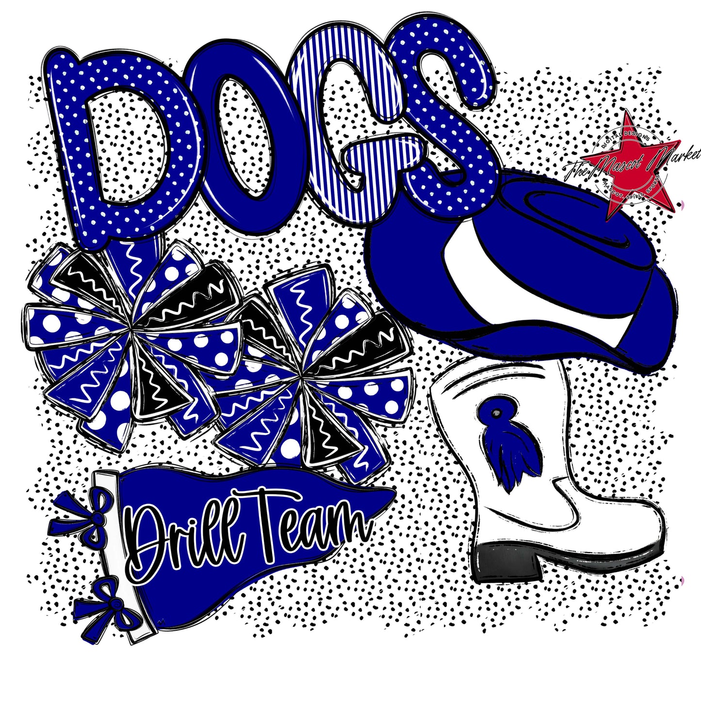 Dogs Drillteam Spirit-Blue