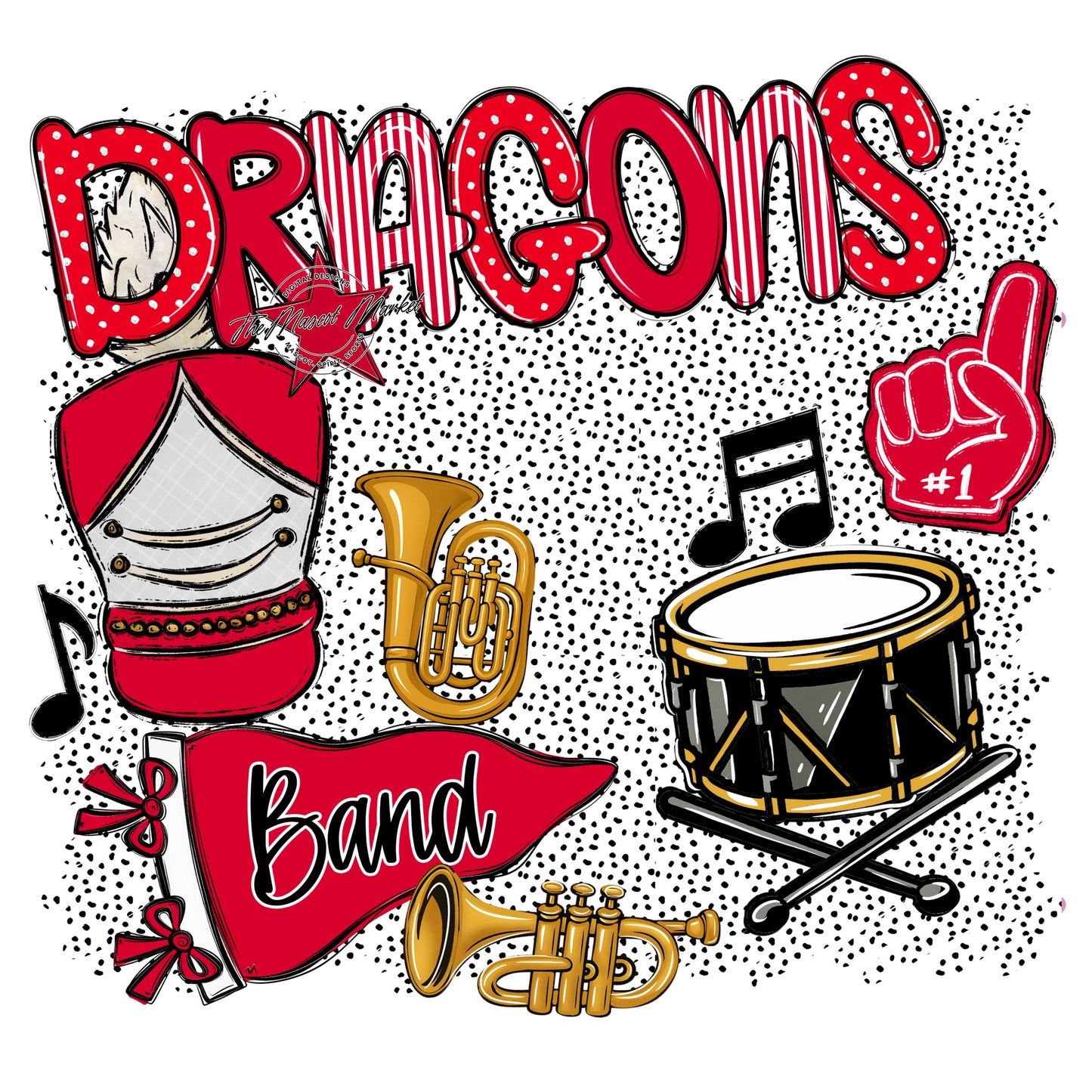 Dragons Band Spirit-Red
