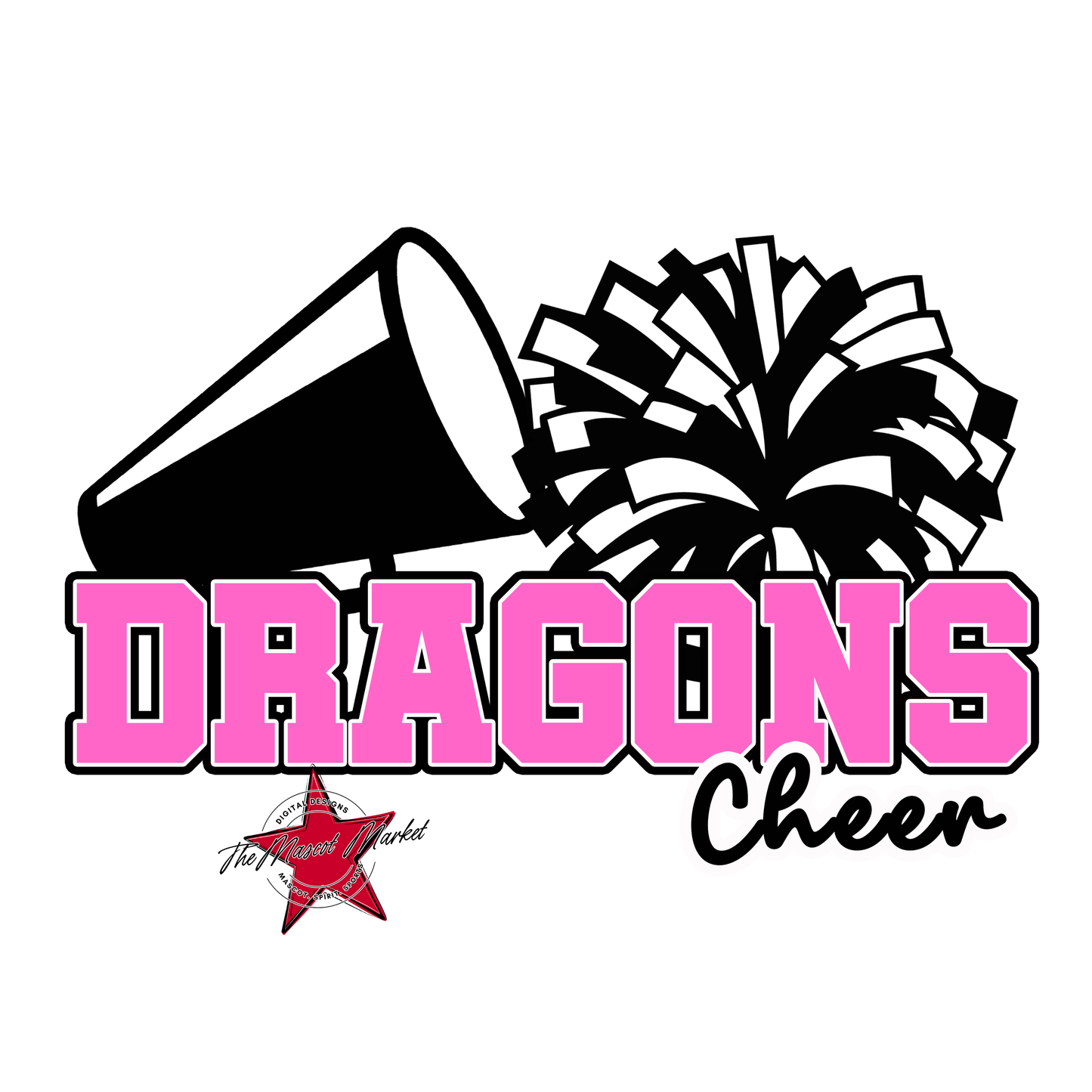 Dragons Varsity Cheer-Baby Pink