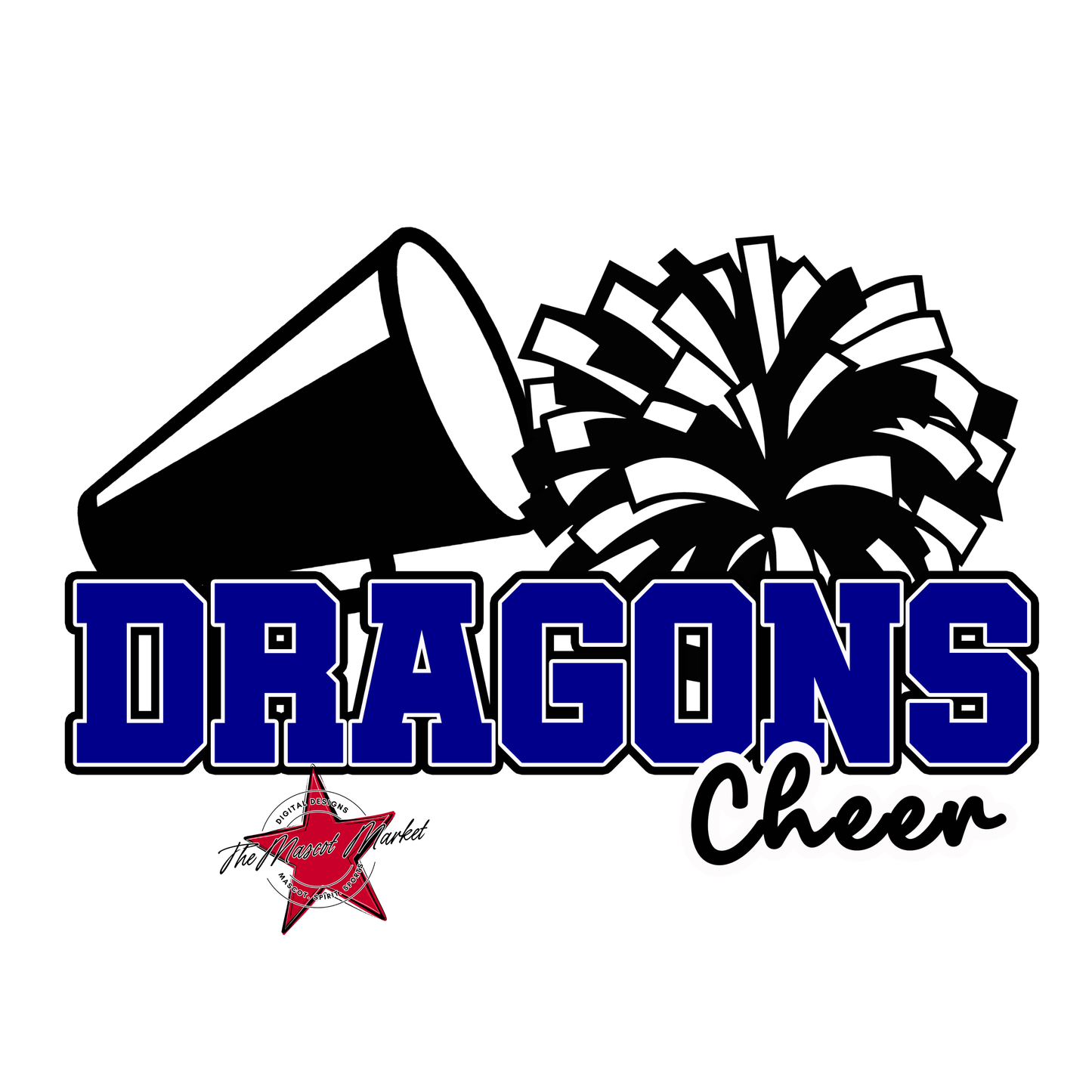 Dragons Varsity Cheer-Blue