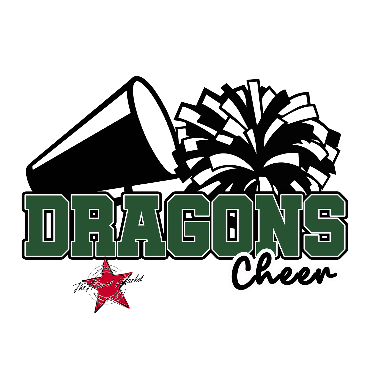 Dragons Varsity Cheer-Green